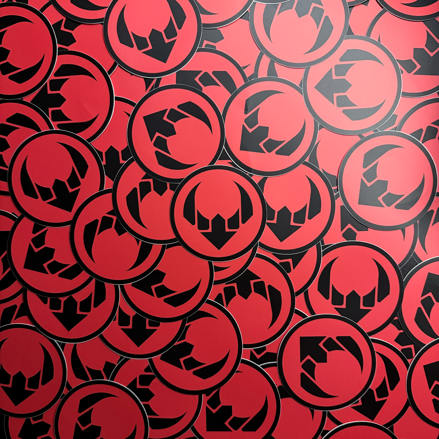 Logo Sticker - 3" x 3" - Red